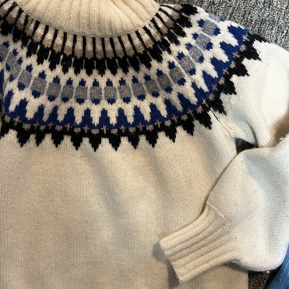 Hatch sz 0 Fair Isle maternity sweater EUC - Picture 3 of 4